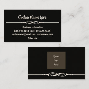 Carte De Visite Entreprise personnalisée sur mesure avec votre log