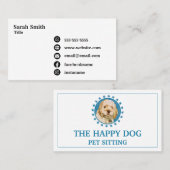 Carte De Visite Entreprise pour animaux de compagnie Logo Personna (Devant / Derrière)