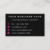 Carte De Visite Entreprise Professionnelle Personnalisée Moderne (Devant)