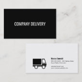Carte De Visite Entreprise | Service de Livraison (Devant / Derrière)