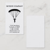 Carte De Visite entreprise skydive personnalisée (Devant / Derrière)