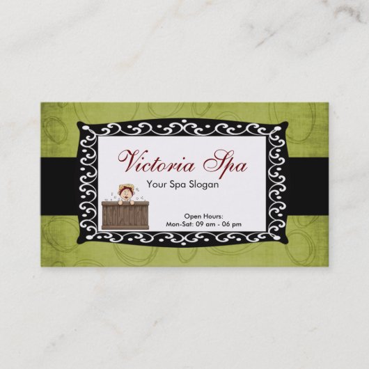 Carte De Visite Entreprise spa (Devant)