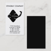 Carte De Visite entreprise stingray personnalisée (Devant / Derrière)