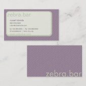 CARTE DE VISITE :: entreprise trendsetter 7 (Devant / Derrière)