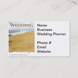 Carte De Visite Entreprise wedding planner