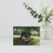 Carte De Visite Entreprises antiques de mitraille de véhicule (Debout devant)