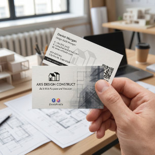 Carte De Visite Entreprises de conception-réalisation   White Sket