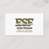 Carte De Visite Entreprises de conditionnement physique | Logo Mon (Devant)