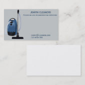 Carte De Visite Entreprises de ménage ou de nettoyage à distance (Devant / Derrière)
