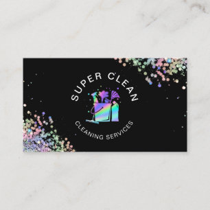Carte De Visite Entreprises de nettoyage de maison professionnelle