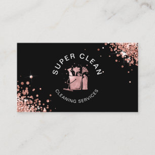 Carte De Visite Entreprises de nettoyage de maison professionnelle