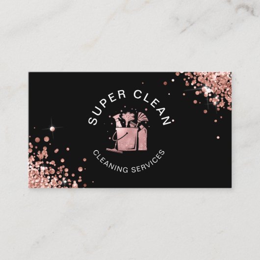 Carte De Visite Entreprises de nettoyage de maison professionnelle (Devant)