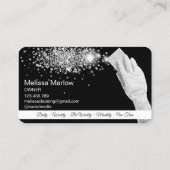 Carte De Visite Entreprises de nettoyage professionnel moderne (Dos)