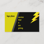 Carte De Visite entreprises d'ingénierie électrique (Dos)