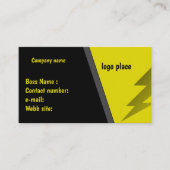 Carte De Visite entreprises d'ingénierie électrique (Devant)