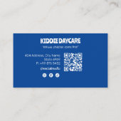 Carte De Visite Entreprises professionnelles | Bleu profond (Dos)