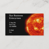 Carte De Visite Entreprises Sun (Dos)