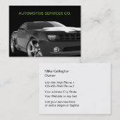 Carte De Visite Entretien automobile (Devant / Derrière)