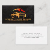 Carte De Visite Entretien automobile et pièces (Devant / Derrière)