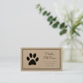 Carte De Visite Entretien avec les animaux (Debout devant)