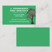 Carte De Visite Entretien d'arbres (Devant / Derrière)