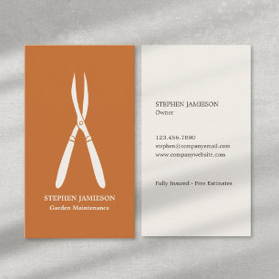 Carte De Visite Entretien de jardin moderne Entretien de pelouse J