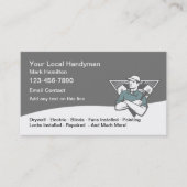 Carte De Visite Entretien de la maison Retro Handyman (Devant)