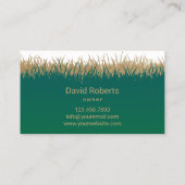 Carte De Visite Entretien de la pelouse Aménagement du sol profess (Dos)