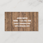 Carte De Visite Entretien de la pelouse de triage Service d'arbori (Dos)