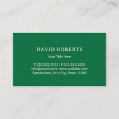 Carte De Visite Entretien de la pelouse et Landscaping Gold Mower  (Dos)