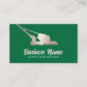 Carte De Visite Entretien de la pelouse et Landscaping Gold Mower  (Devant)