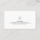 Carte De Visite Entretien de la pelouse Grass Mowing Gardener Pays (Dos)