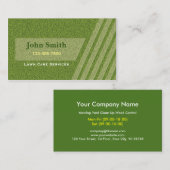 Carte De Visite Entretien de la pelouse jardinage coupe de l'herbe (Devant / Derrière)