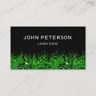 Carte De Visite Entretien de la pelouse Jardinage Paysage Vert Her