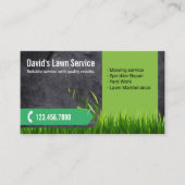 Carte De Visite Entretien de la pelouse Jardinage professionnel (Devant)