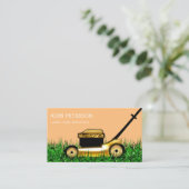 Carte De Visite Entretien de la pelouse Jardinage Service de coupe (Debout devant)