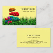 Carte De Visite Entretien de la pelouse Jardinage Services Paysage (Devant / Derrière)