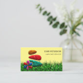 Carte De Visite Entretien de la pelouse Jardinage Services Paysage (Debout devant)