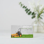 Carte De Visite Entretien de la pelouse Logo d'entreprise de remor (Debout devant)