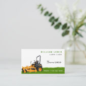 Carte De Visite Entretien de la pelouse Logo d'entreprise de remor (Debout devant)