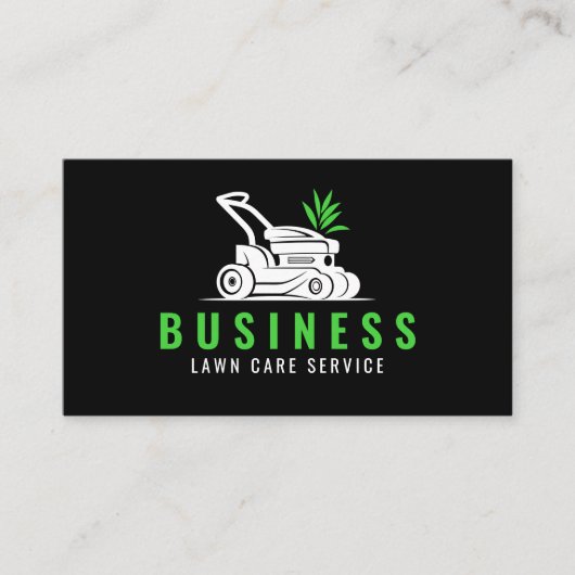 Carte De Visite Entretien de la pelouse moderne et professionnel A (Devant)