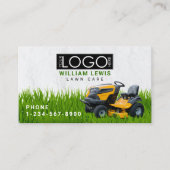 Carte De Visite Entretien de la pelouse Paysage de l'aviron Logo d (Devant)