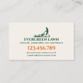 Carte De Visite Entretien de la pelouse Services d'aménagement pay (Devant)