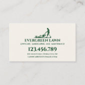 Carte De Visite Entretien de la pelouse Services d'aménagement pay (Devant)