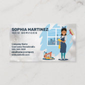 Carte De Visite Entretien de nettoyage | Services de nettoyage (Devant)