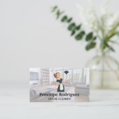 Carte De Visite Entretien de nettoyage | Services de tenue de mais (Debout devant)