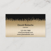 Carte De Visite Entretien de pelouse et aménagement paysager moder (Dos)