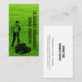 Carte De Visite Entretien de pelouse | Paysage | Herbe (Devant / Derrière)