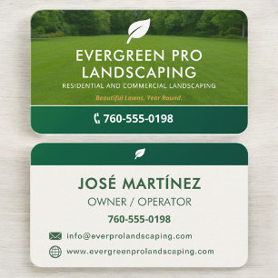 Carte De Visite Entretien de pelouse professionnel aménagement pay