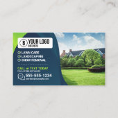 Carte De Visite Entretien de pelouse professionnel Arbre de jardin (Devant)